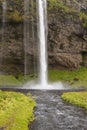 Seljalandsfoss waterfall - Iceland. Royalty Free Stock Photo