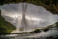 Seljalandsfoss Waterfall Iceland Royalty Free Stock Photo