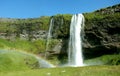 The Seljalandsfoss waterfall