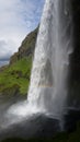 Seljalandsfoss Waterfall Iceland Royalty Free Stock Photo