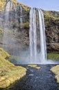 Seljalandsfoss waterfall Iceland Royalty Free Stock Photo