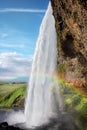 Seljalandsfoss waterfall in Iceland