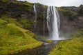 Seljalandsfoss Waterfall in South Iceland Royalty Free Stock Photo