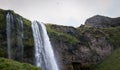 Seljalandsfoss Waterfall South Iceland Scenic Royalty Free Stock Photo