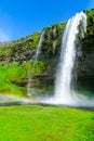 Seljalandsfoss waterfall, south Iceland Royalty Free Stock Photo