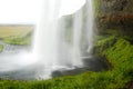 Seljalandsfoss waterfall in south of Iceland