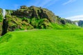 Seljalandsfoss waterfall, south Iceland Royalty Free Stock Photo