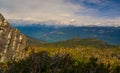 Selkirk Mountains from Frisby Ridge Royalty Free Stock Photo