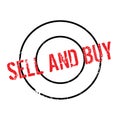 Sell And Buy rubber stamp