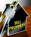 Sell Property Meaning House Sales 3d Rendering