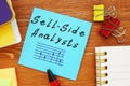 Sell-Side Analysts sign on the sheet