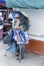 Seller of plastic bags