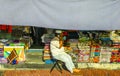 Seller and shop around the streets of the city of mekah, Saudi Arabia.