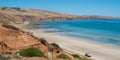 Sellicks Beach on the Fleurieu Peninsula on a bright sunny day in South Australia on January 29th 2020 Royalty Free Stock Photo