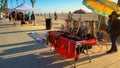 Selling Art at Ocean Front Walk in Venice Beach - LOS ANGELES, UNITED STATES - NOVEMBER 5, 2023