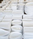 selling ceramic tableware at Jatujak weekend market,Bangkok Thai Royalty Free Stock Photo