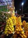 Selling flowers during Chinese Lunar New Year