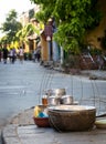 Selling foods at Old Town in Hoi An, Vietnam Royalty Free Stock Photo