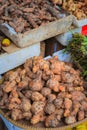 Herbs and spices traditional market of Indonesia