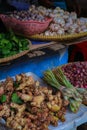 Herbs and spices traditional market of Indonesia