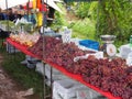 Selling at local Thai market.