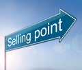 Selling point concept. Royalty Free Stock Photo