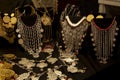 Selling traditional jewelry in a market in Douz, Tunisia.