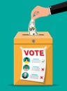 Selling vote for election Royalty Free Stock Photo