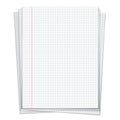 Sells notebook papers on white background.