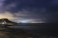 Selmun Bay by Night Royalty Free Stock Photo