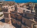The Selmun Palace by Drone in country of Malta Royalty Free Stock Photo