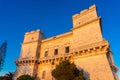 The Selmun Palace of Mellieha at  sunset, Malta Royalty Free Stock Photo