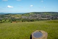 Selsley Common on the western edge of the Cotswolds looking over Stroud