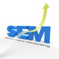 SEM - Search Engine Marketing Royalty Free Stock Photo