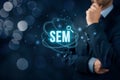 SEM search engine marketing Royalty Free Stock Photo