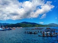 Semana santa procession Easter day in Larantuka, Flores Island, Indonesia.