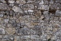 semantically made stone wall with many cracks and stones on it