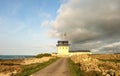 The semaphore on the Cap de la Hague, Auderville, Normandy France Royalty Free Stock Photo