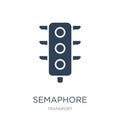 semaphore icon in trendy design style. semaphore icon isolated on white background. semaphore vector icon simple and modern flat