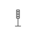 Semaphore outline icon