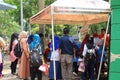 Semarang, December 2022. Visitors, parents and children, enjoy a tour of the Semarang Zoo