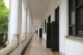 Editorial image of the long hallway in historic building lawang sewu in semarang city central java Indonesia