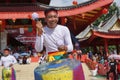 Indonesia. Percussion music performance during chinese new year celebration