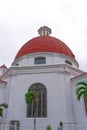 Semarang  Indonesia - January 21  2021: Gereja Blenduk (Blenduk Church) in Kota Lama Semarang Royalty Free Stock Photo