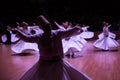 Semazen or Whirling Dervishes Royalty Free Stock Photo