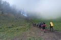 Semeru mountain climbing