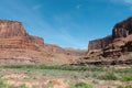 Semi-arid canyon in the American West
