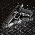 Semi auto handgun Royalty Free Stock Photo