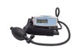 Semi-automatic digital tonometer for measuring blood pressure and pulse rate on a white background Royalty Free Stock Photo