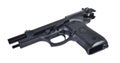 Semi automatic 9 m.m handgun pistol isolated on white background Royalty Free Stock Photo